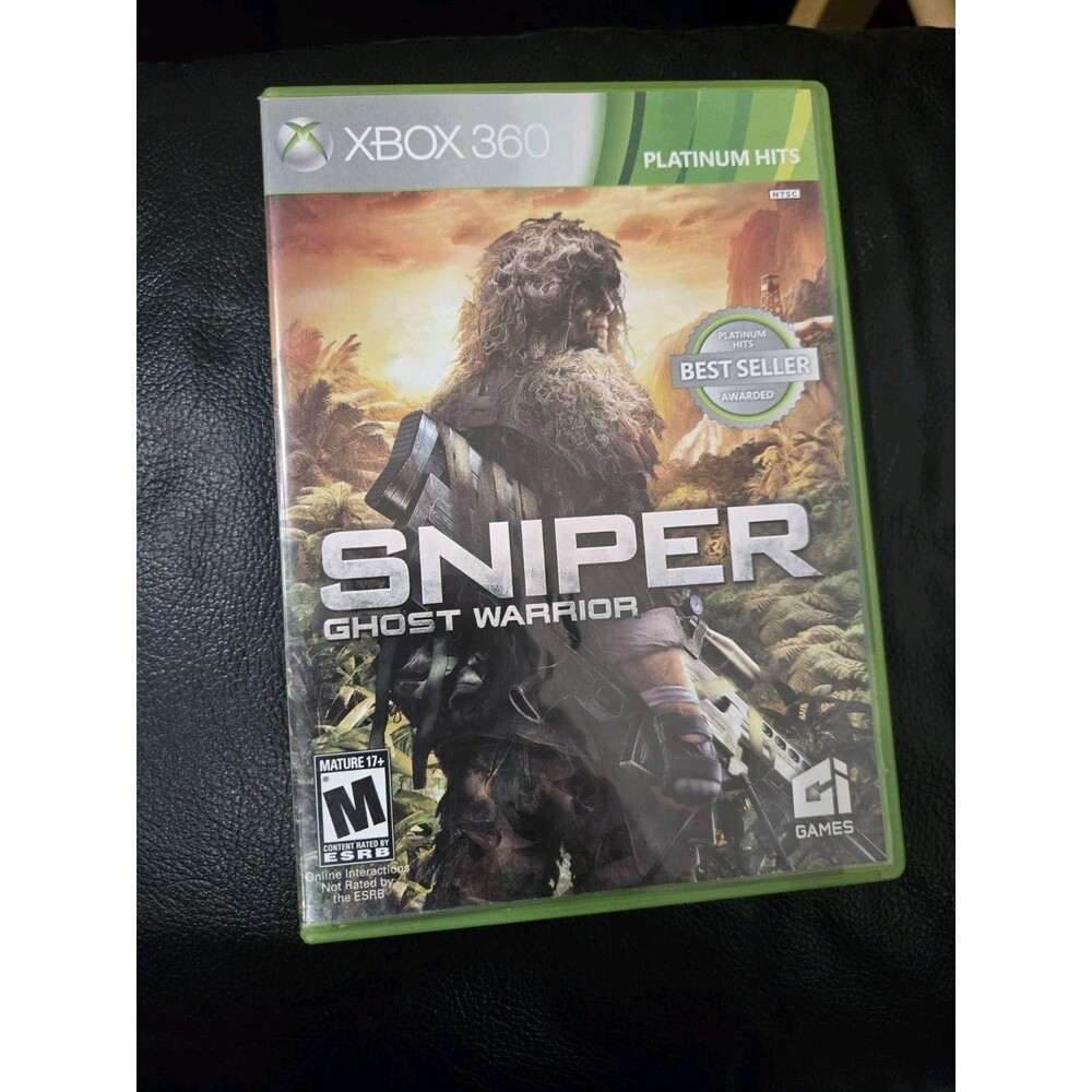 Sniper: Ghost Warrior Xbox 360 Video Game & Manual CIB Tested And Works
